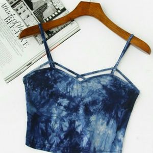 Strappy Tie Dye Cami Top